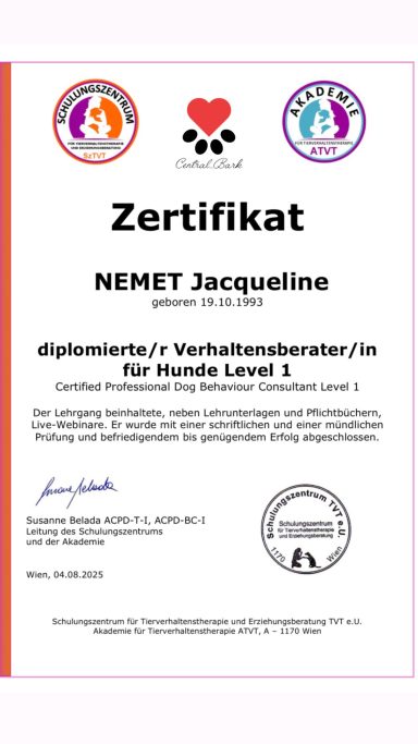 Zertifikat Verhalternberater*In